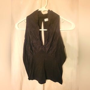 White House black market lace sleeveless top size small